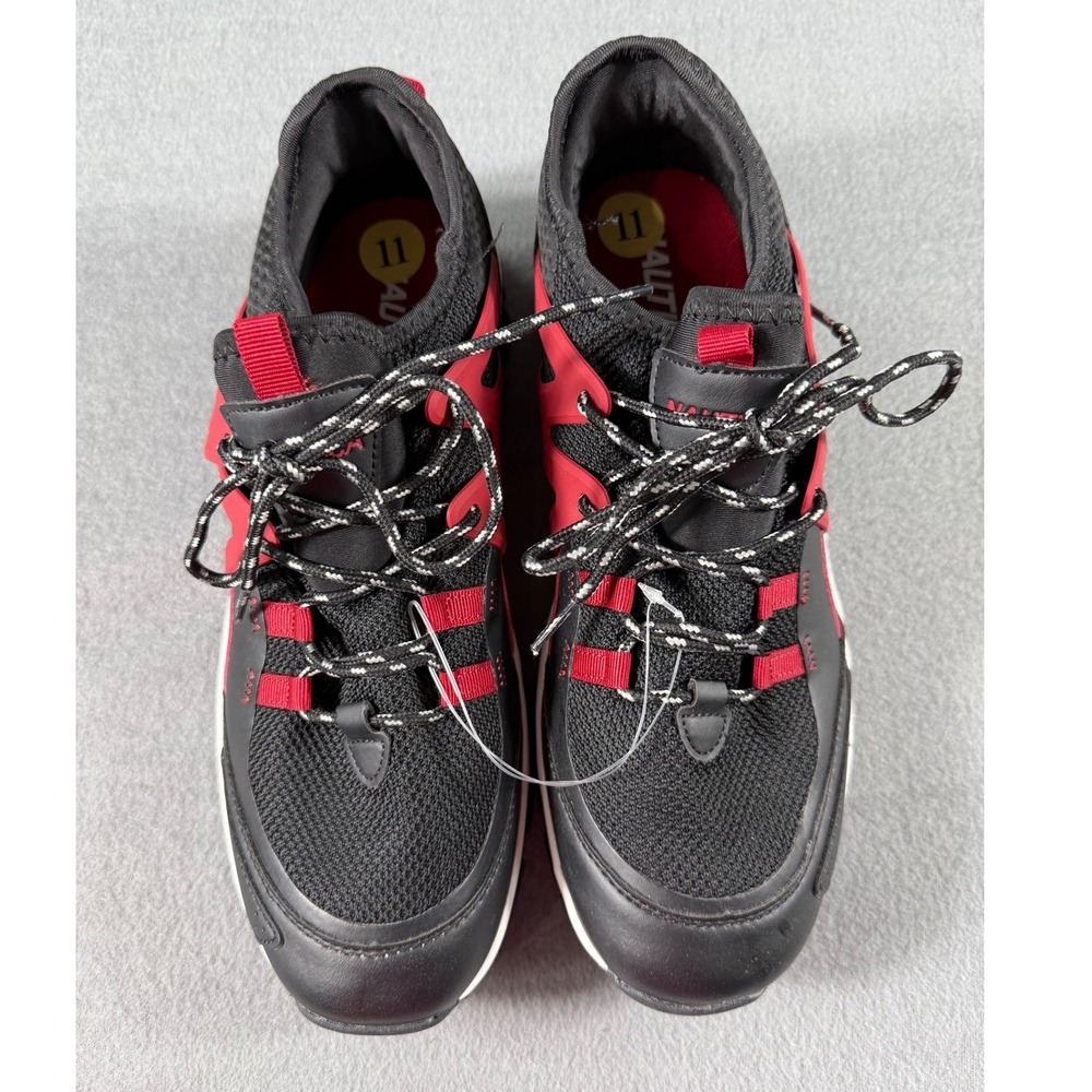 Nautica Men's Black Red‎ Athletic Sneakers 11 NWOT Casual Running Hiking Shoes